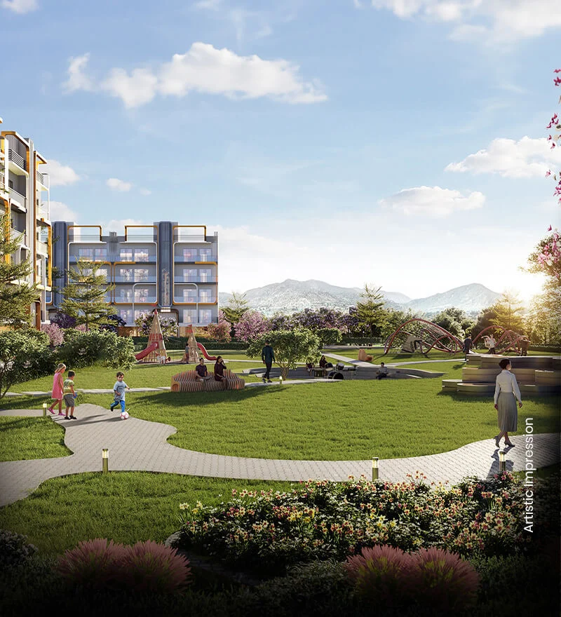 Low-rise independent floors with Mediterranean detailing at M3M Antalya Hills, Sector 79 Gurugram