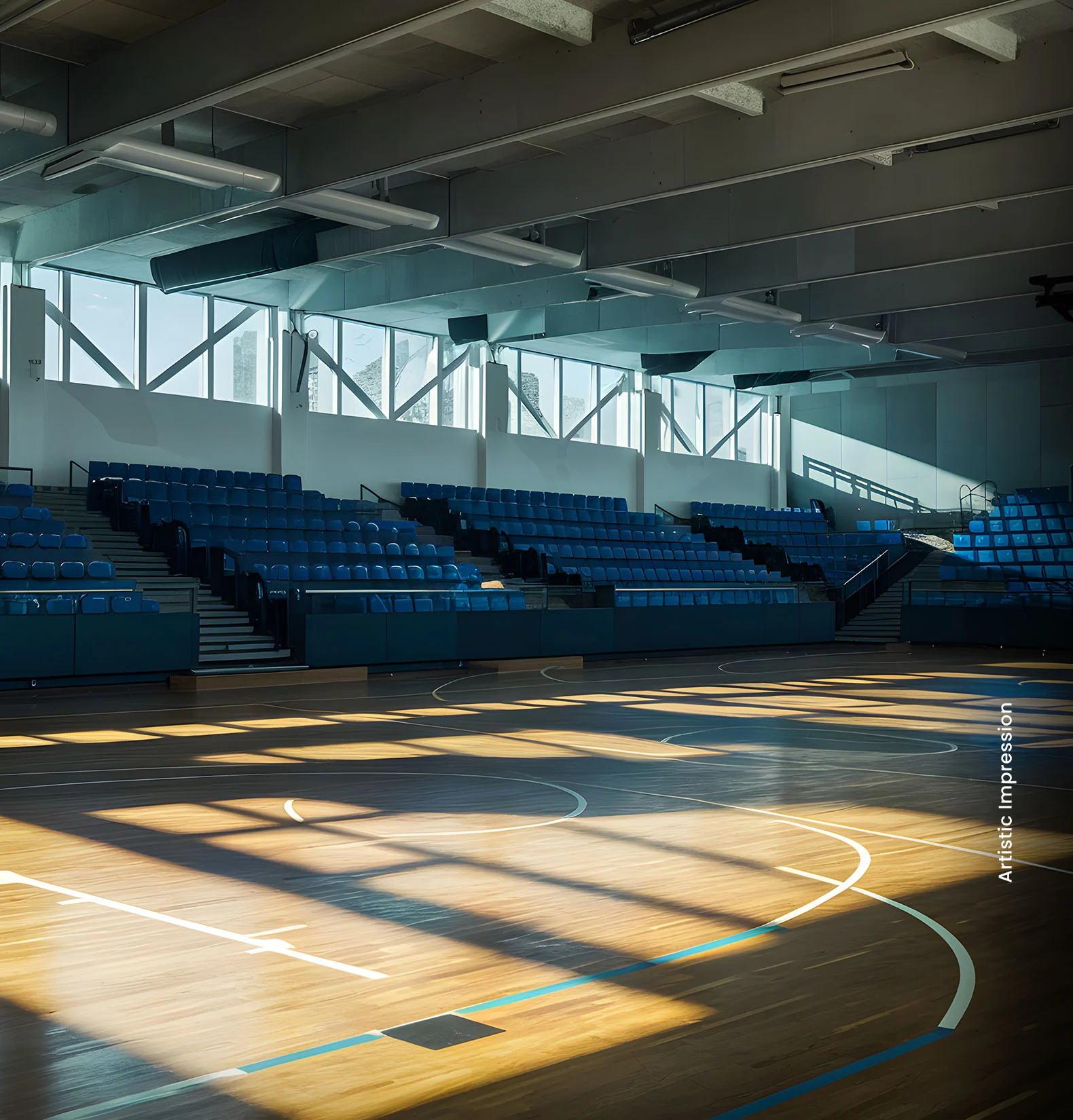 Sports arena with courts at M3M Capital, Sector 113 SCDA Gurugram