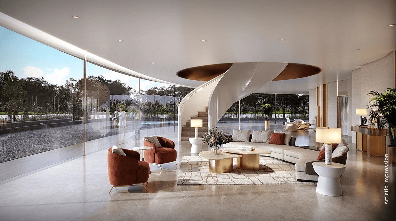 Grand tower lobby at M3M Crown, Sector 111 SCDA Gurugram