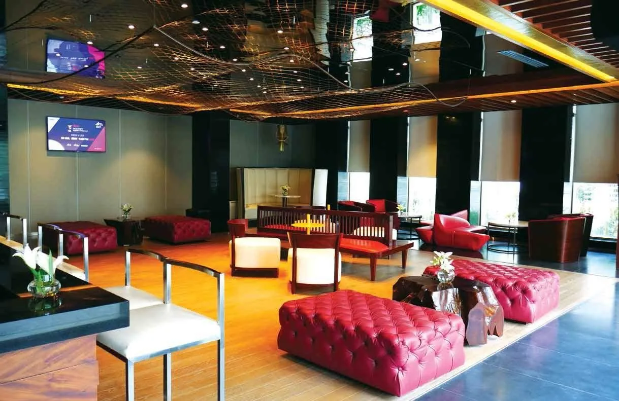 Sky light lounge at M3M Golf Estate