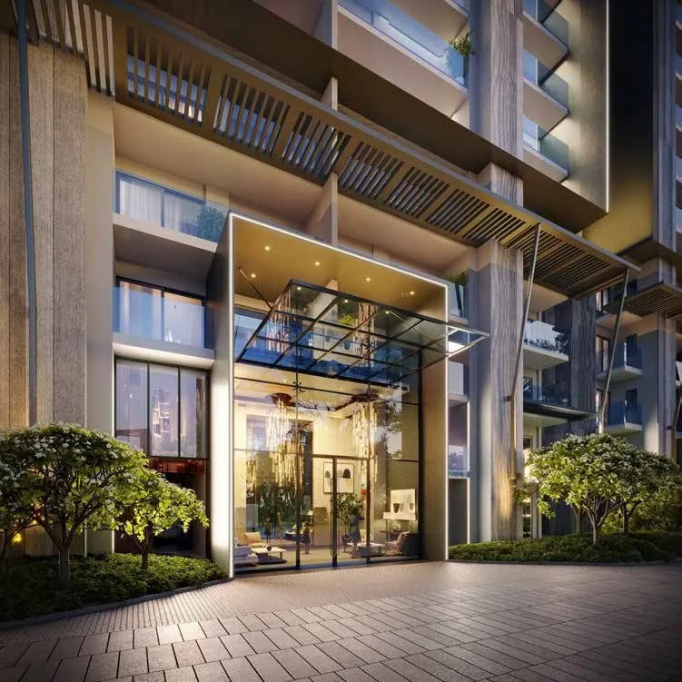 Grand tower lobby at M3M Golf Hills
