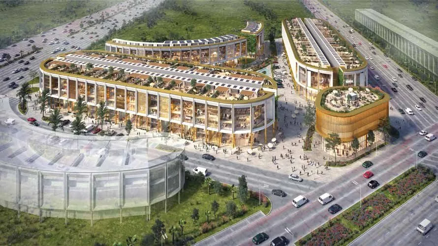 SCDA retail and boulevard near M3M Mansion on the Dwarka Expressway