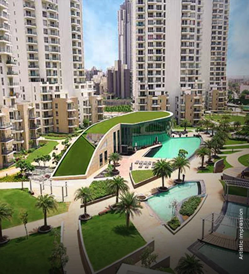 M3M Merlin residential project view, Sector 67 Gurugram