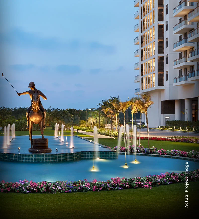 M3M Polo Suites towers within M3M Golf Estate, Sector 65 Gurugram