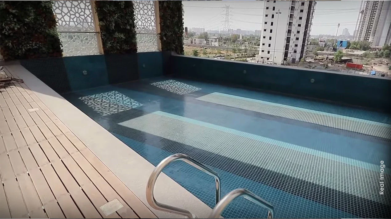 Skyline infinity pool with city views at M3M Sierra68, Sector 68 Gurugram