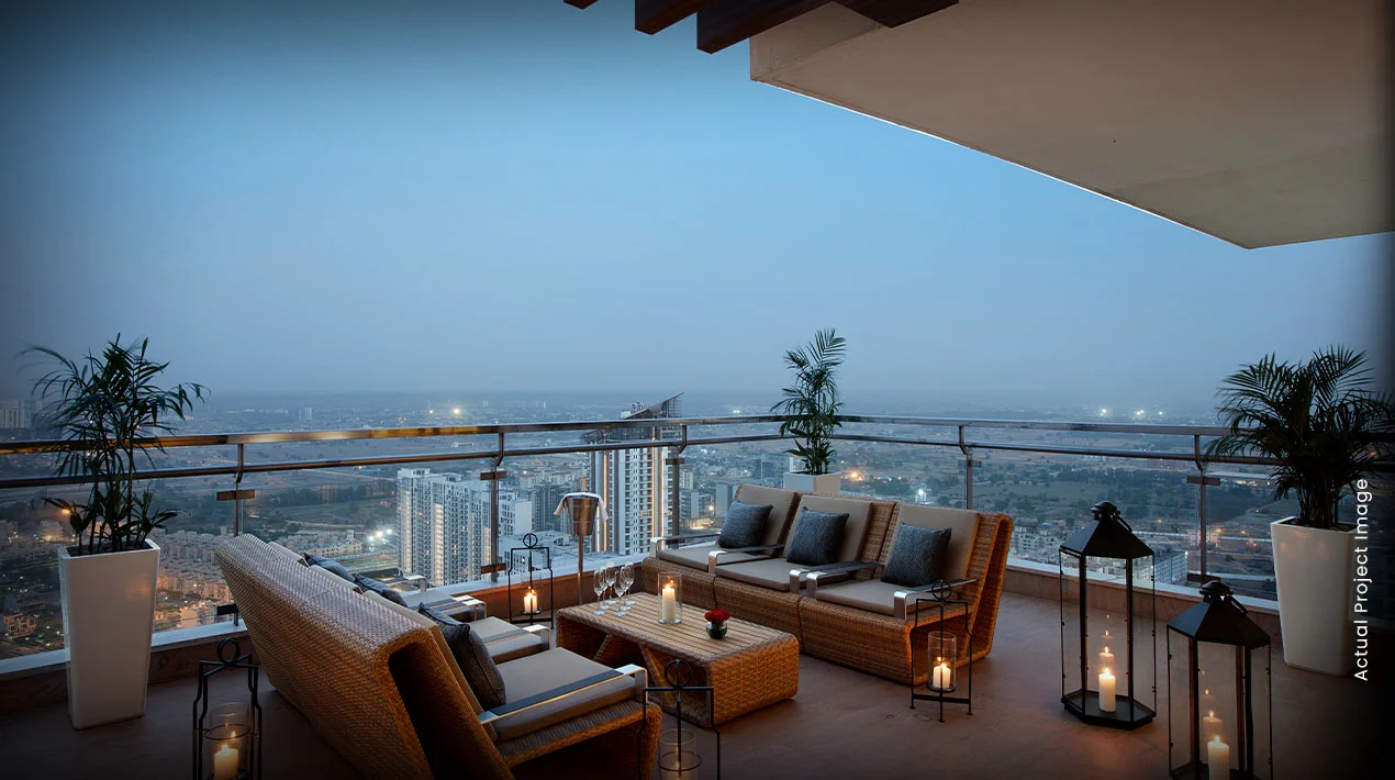 High-level private retreat at M3M SkySuites