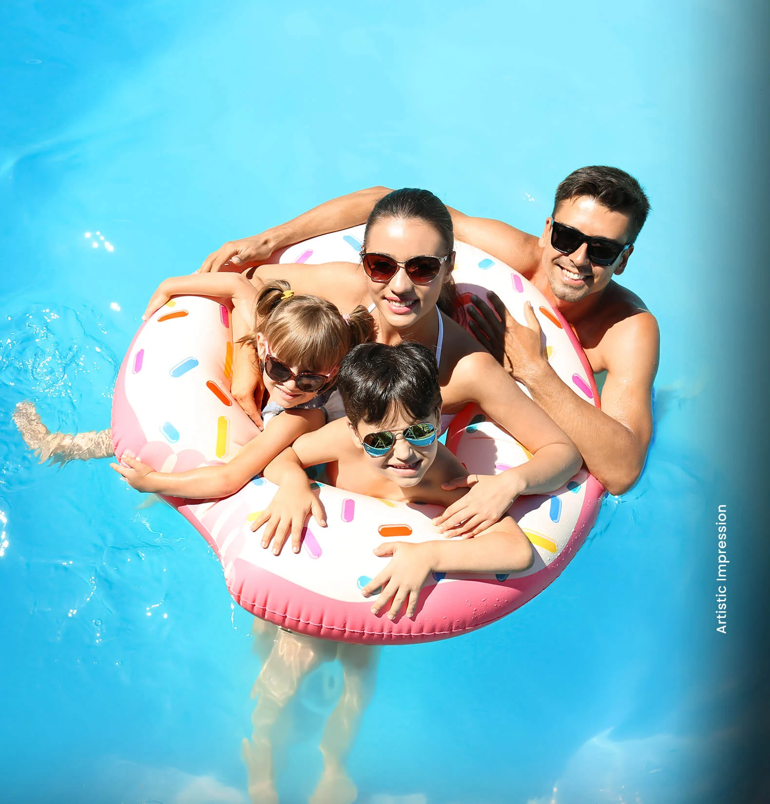 Swimming pool among the amenities for M3M Terraces, Panipat