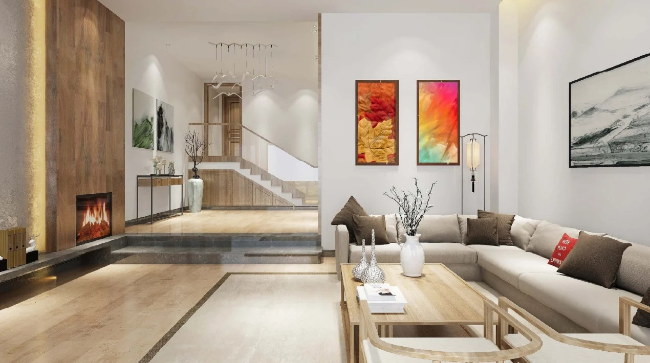 Living room in a move-in ready residence at M3M St Andrews, Sector 113 Gurugram