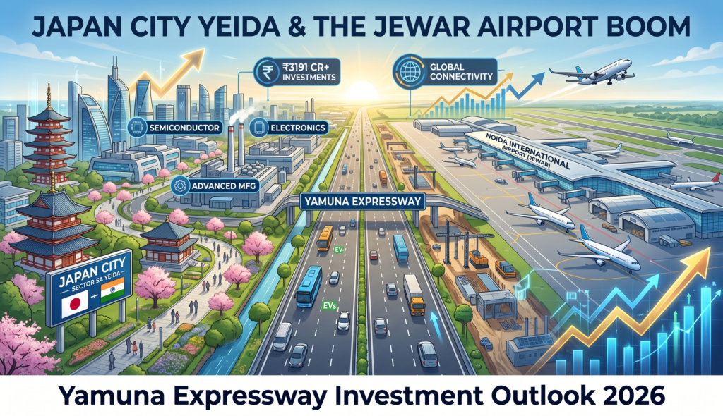 Japan City YEIDA and the Jewar Airport Boom: Yamuna Expressway Investment Outlook 2026